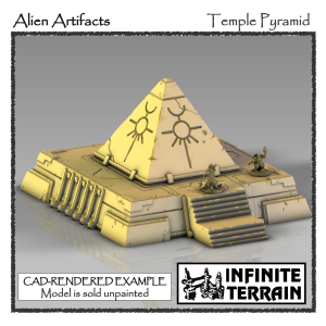 28mm Alien Artifacts Temple Pyramid