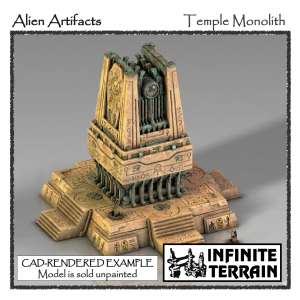 28mm Alien Artifacts Temple Monolith