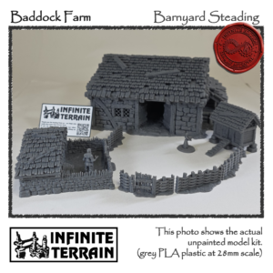 28mm Baddock Farm Barnyard Steading (Infinite Edition)