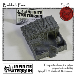 28mm Baddock Farm Pig Sty (Infinite Edition)