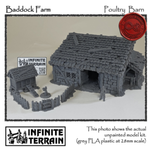 28mm Baddock Farm Poultry Barn (Infinite Edition)
