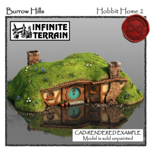 28mm Burrow Hills Hobbit Home 2 (Infinite Edition)