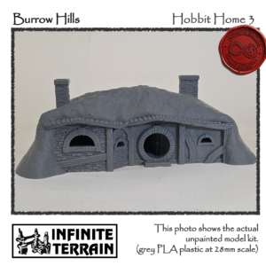 28mm Burrow Hills Hobbit Home 3 (Infinite Edition)