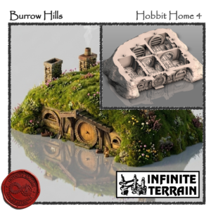 28mm Burrow Hills Hobbit Home 4 (Infinite Edition)