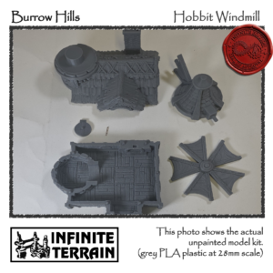 28mm Burrow Hills Hobbit Windmill (Infinite Edition)