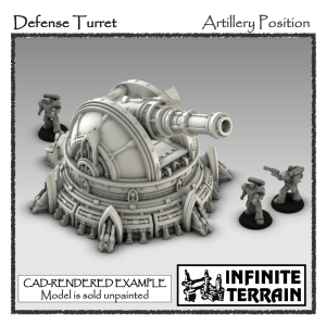 28mm Defense Turret Artillery Position