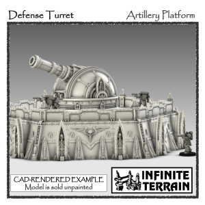 28mm Defense Turret Artillery Platform