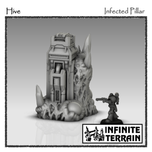 28mm Alien Artifacts Infected Pillar
