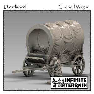 28mm Dreadwood Covered Wagon