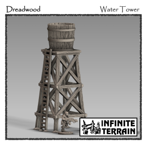 28mm Dreadwood Water Tower
