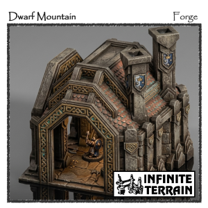 28mm Dwarf Mountain Forge