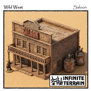 28mm Wild West Saloon