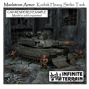 28mm Maelstrom Kodiak-Pattern Heavy Strike Tank