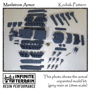 28mm Maelstrom Kodiak-Pattern Heavy Tanks - Two Variants