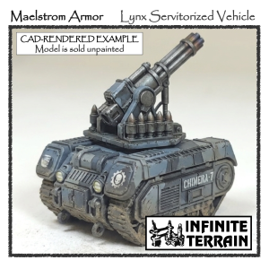 28mm Maelstrom Lynx Servitorised Ground Vehicle