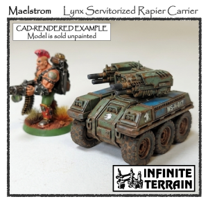 28mm Maelstrom Lynx Servitorised Rapier Carrier