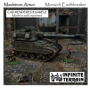 28mm Maelstrom Monarch Earthbreaker Heavy Artillery