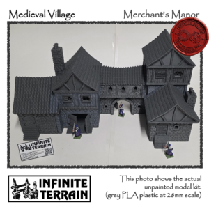28mm Medieval Village Merchant's Manor (Infinite Edition)