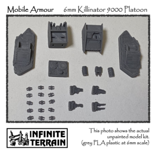 6mm Grimdark Killinator 9000 Tank Platoon (8 off)