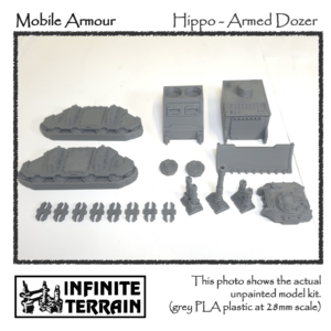 28mm Smoke & Steel Hippo Armed Dozer