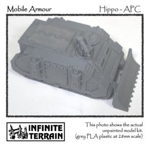 28mm Smoke & Steel Hippo Armoured Personnel Carrier