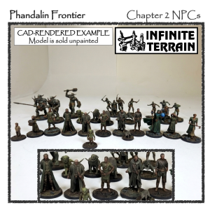28mm Phandalin Frontier 28pc Chapter 2 NPC and Creature Set