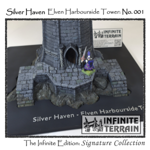 Silver Haven Elven Harbourside Tower | Signature Collection No. 001 | Painted 28mm Model