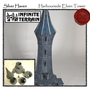 28mm Silver Haven Elven Harbourside Tower (Infinite Edition)