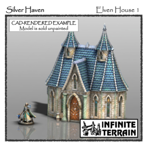 28mm Silver Haven Elven House 1 (Infinite Edition)