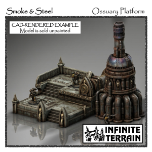 28mm Smoke & Steel Ossuary Platform