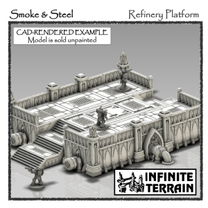 28mm Smoke & Steel Refinery Platform