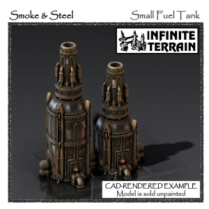 28mm Smoke & Steel Small Fuel Tank