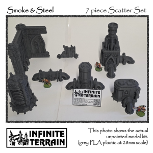 28mm Smoke & Steel 7pc Power Set