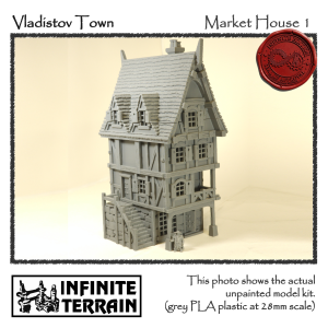 28mm Vladistov Town Market Shop 1 (Infinite Edition)