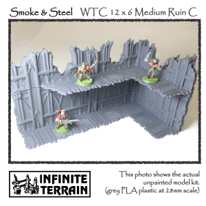 28mm Smoke & Steel 40K WTC Tournament Ruins